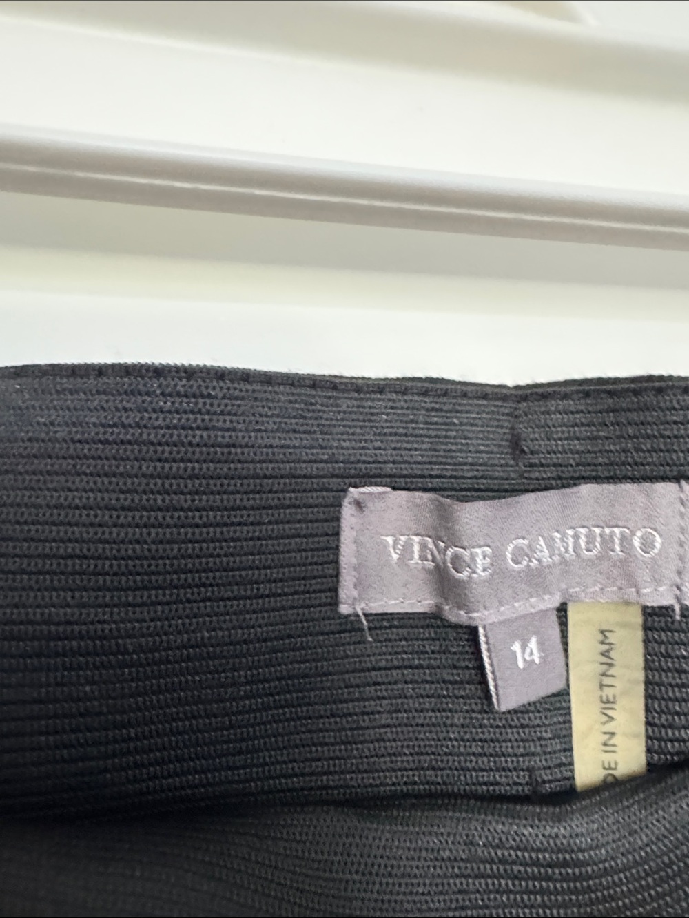Vince Camuto Black Tailored Dress Pants - Picture 5 of 5